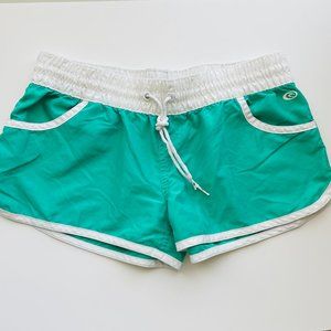 Rip Curl Womens Green Running Activewear Shorts Size 12